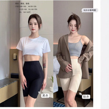 卡卡5D魔力悬浮裤高腰收腹提臀塑身安全裤外出健身瑜伽五分打底裤