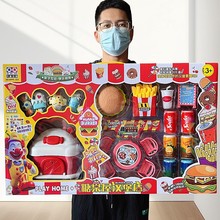 商店糖果屋汉堡店过家家玩具微缩模型拼女孩diy小屋场景益智玩具