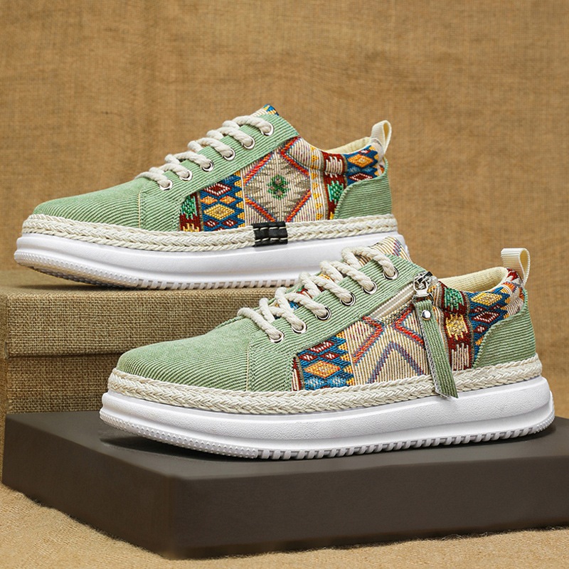 Tendencia de moda de nicho zapatos de hombre verano todo-fósforo casual aumento de zapatos de moda estudiantes adolescentes zapatos deportivos hombres 2025