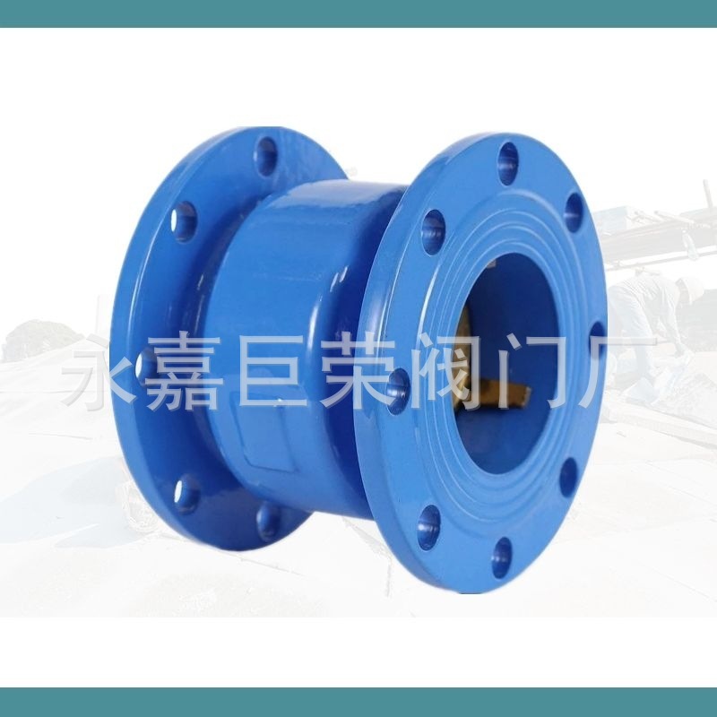 消声止回阀 HC41X-16Q 球墨铸铁 法兰式静音单向止逆阀
