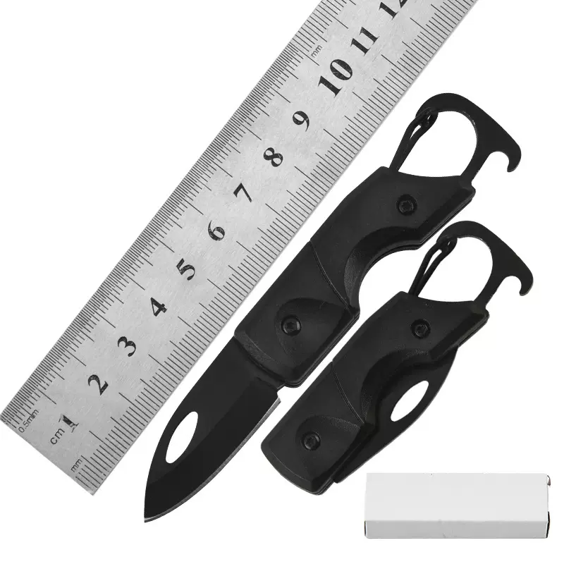 户外不锈钢折叠刀随身迷你小刀多功能野营刀具哟啊黑丝扣款开瓶器