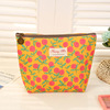 Cosmetic bag, waterproof shoulder bag for traveling, capacious handheld fruit organizer bag