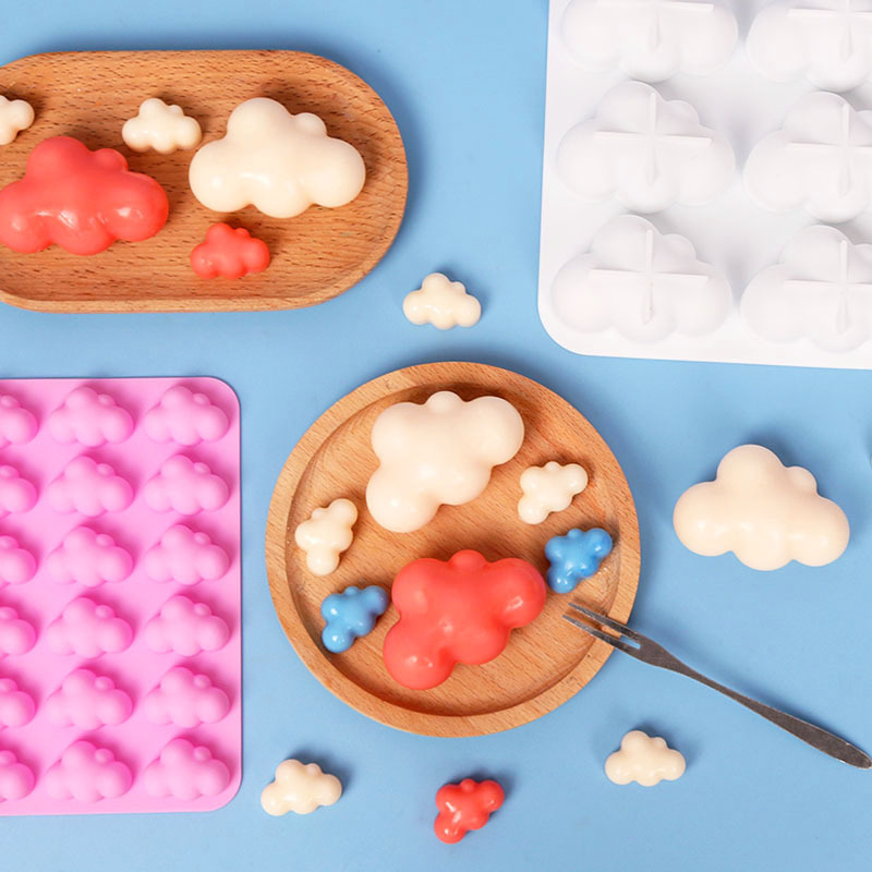 Elation diy36 molde de silicona con nubes pastel de alimentos haciendo epoxi molde en stock transfronterizo exclusivo