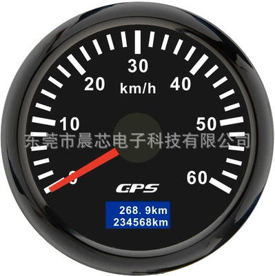 Gps Speed Meter, Other vehicle instruments - cx6251b-black-plate-and-black-cover-60km