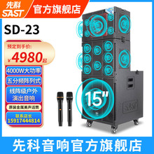 先科音响大功率重低音专业演出音响广场舞婚庆直播唱歌线阵音箱带