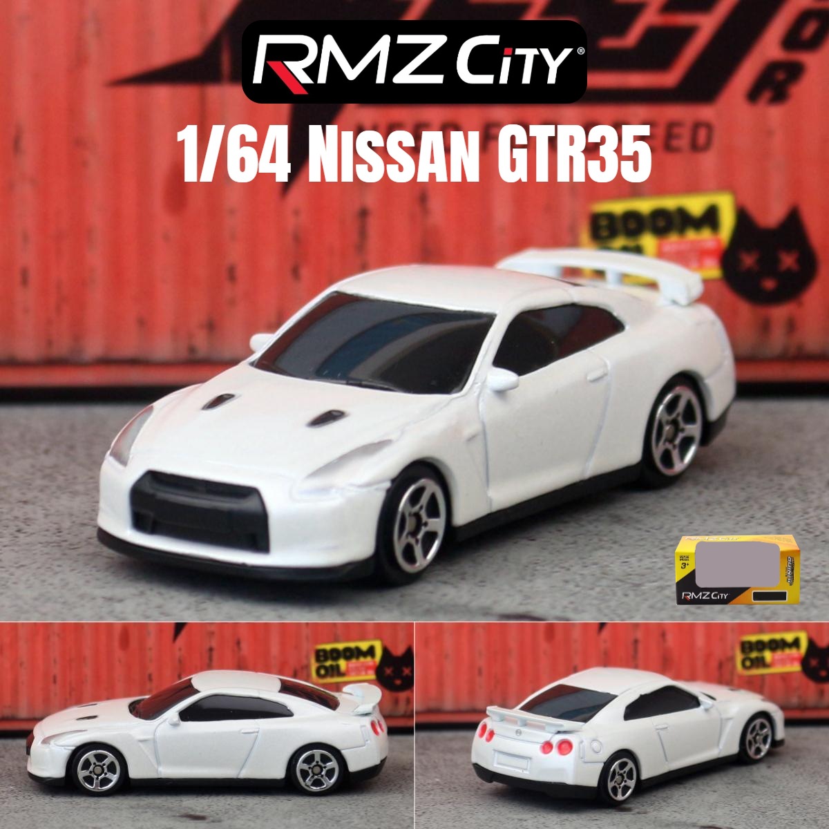 Nissan GTR35-white