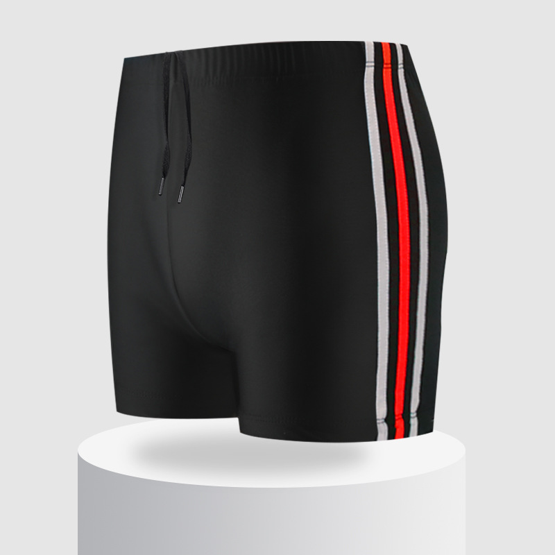 Bañador de natación de los hombres de la moda anti-vergüenza color a juego boxeador playa traje de baño playa de aguas termales pantalones cortos de natación ventas directas de la fábrica