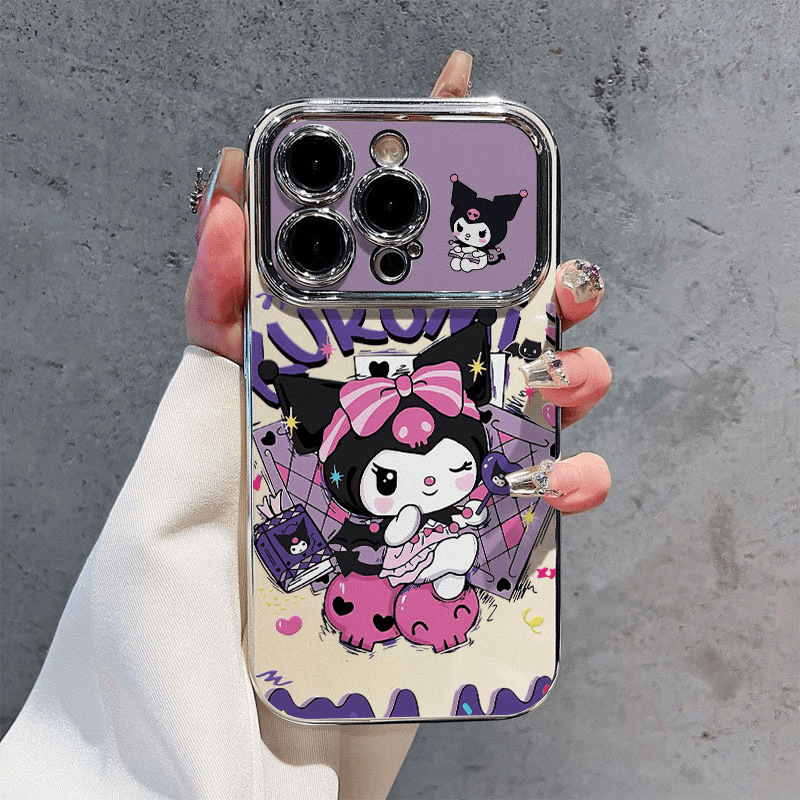 High-Quality Kuromi Phone Case Suitable for Apple 17Promax, Iphone16, Cute Cartoon 13, Soft Case 12, 11 High-Quality Kuromi Phone Case Suitable for Apple 17Promax, Iphone16, Cute Cartoon 13, Soft Case 12, 11