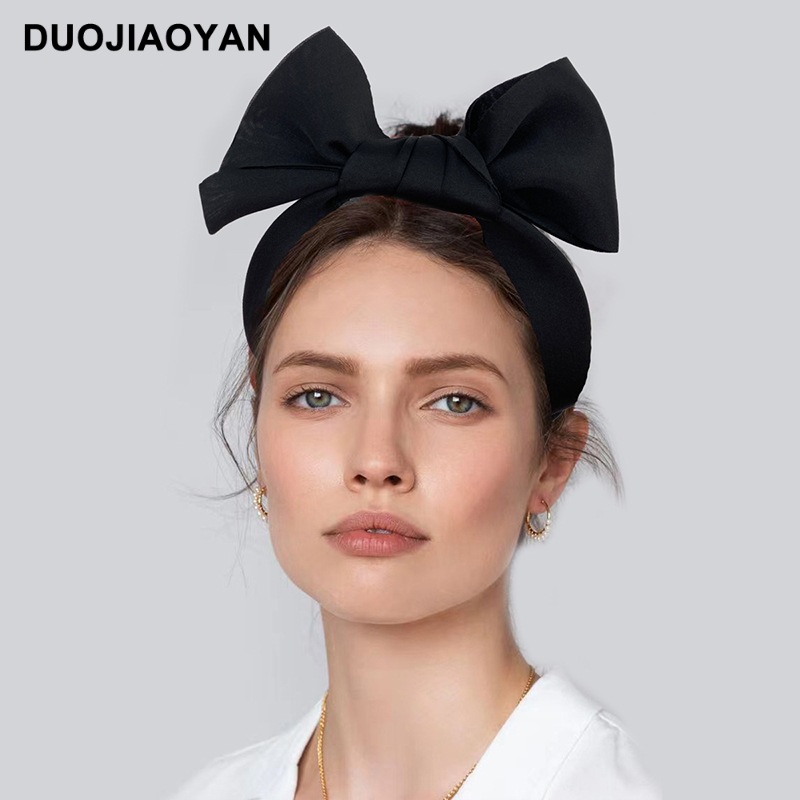 Oversized Bow Headband Premium Stereoscopic Hair Accessories_voghion.com