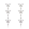 Silver needle, universal earrings with tassels, silver 925 sample, diamond encrusted, internet celebrity, simple and elegant design, wholesale