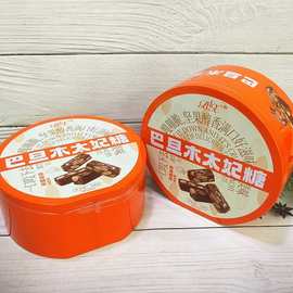 博翔168ｇ巴旦木太妃糖果铁盒装解馋零食过年年货伴手礼糖果批发.