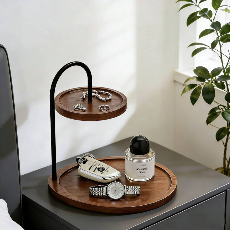 Solid Wood Desktop Storage Box Organizer for Entryway Keys, Miscellaneous Items, Cosmetics, Perfume, Storage Rack, Jewelry Display Tray Solid Wood Desktop Storage Box Organizer for Entryway Keys, Miscellaneous Items, Cosmetics, Perfume, Storage Rack, Jewelry Display Tray