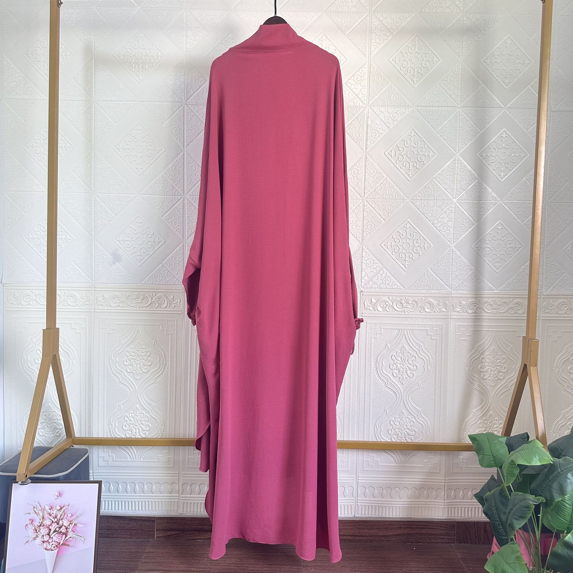 Solid Color Jilbab with Pocket (MJ016)