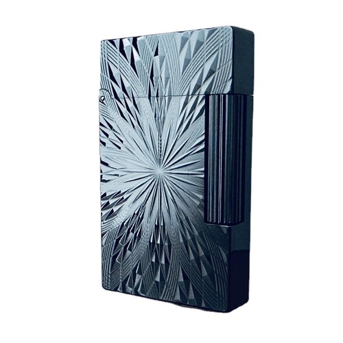 The brand originates from Swiss THORENS Torrens Gas Lighter Creative Brass Carved Grinding Wheel Steel Sound