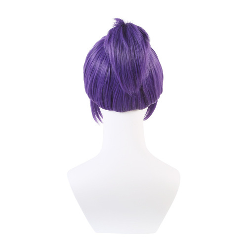 Doukou Yuying Lingwang Cos Wigs Purple One-piece Braided Hairstyle Costume Blue Prison Anime Cos Wigs