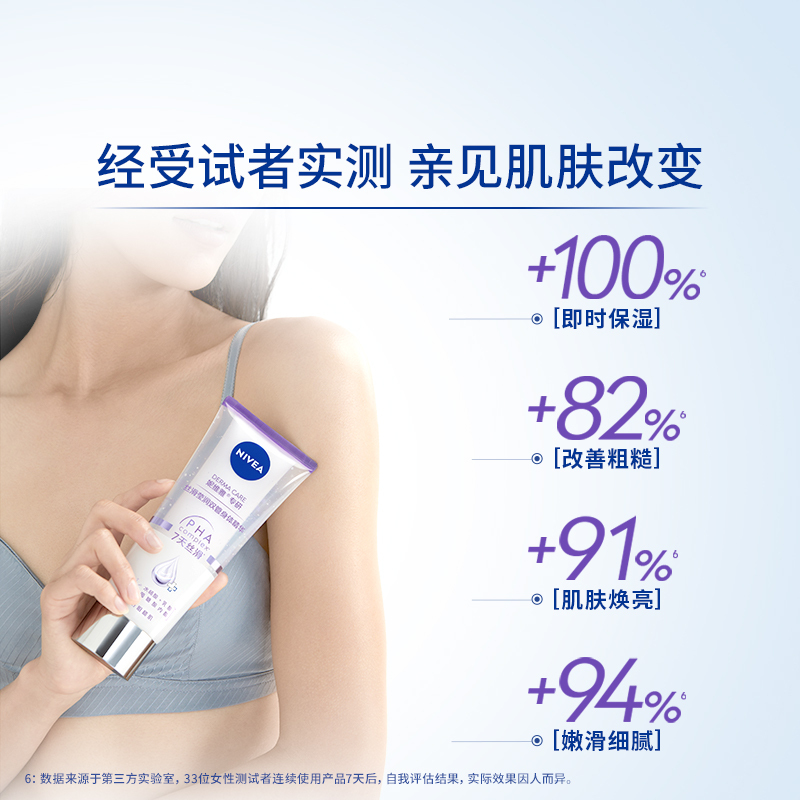 妮维雅润肤乳护肤光润焕亮双管身体精华改善粗糙肌多种功效可选择|undefined