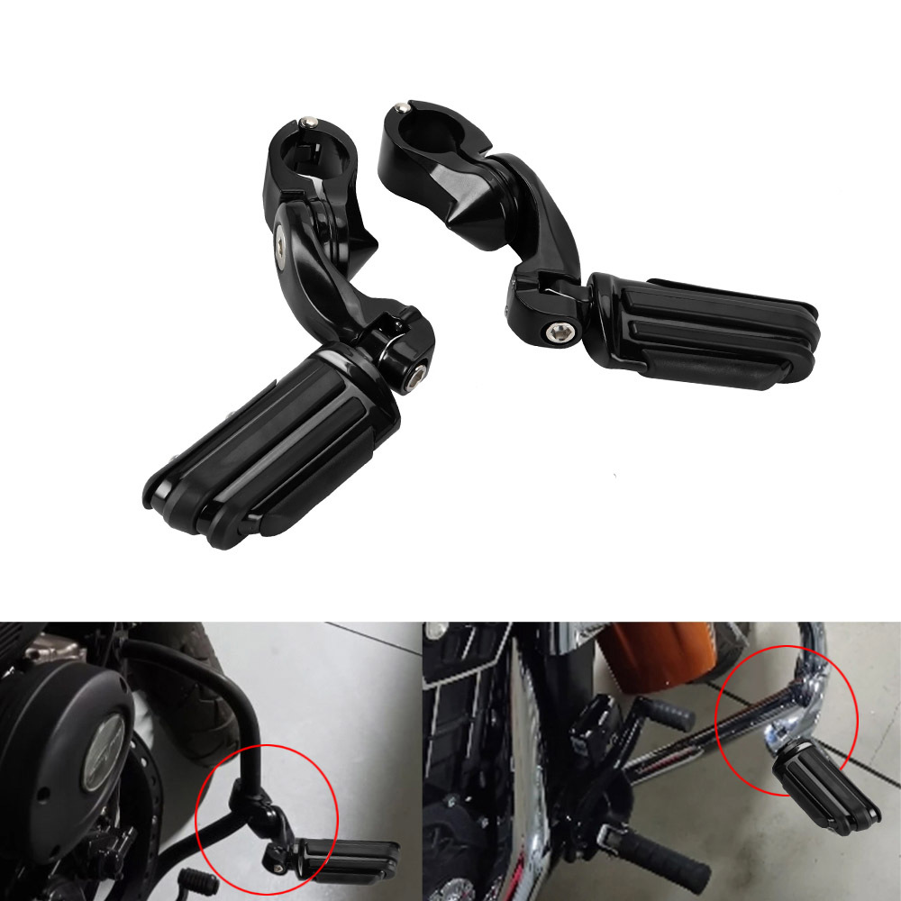 Harley Motorcycle Suitable for Glide Dual-Light Road Cruiser Flagship Model Modified with Guard Bars and Foot Pegs