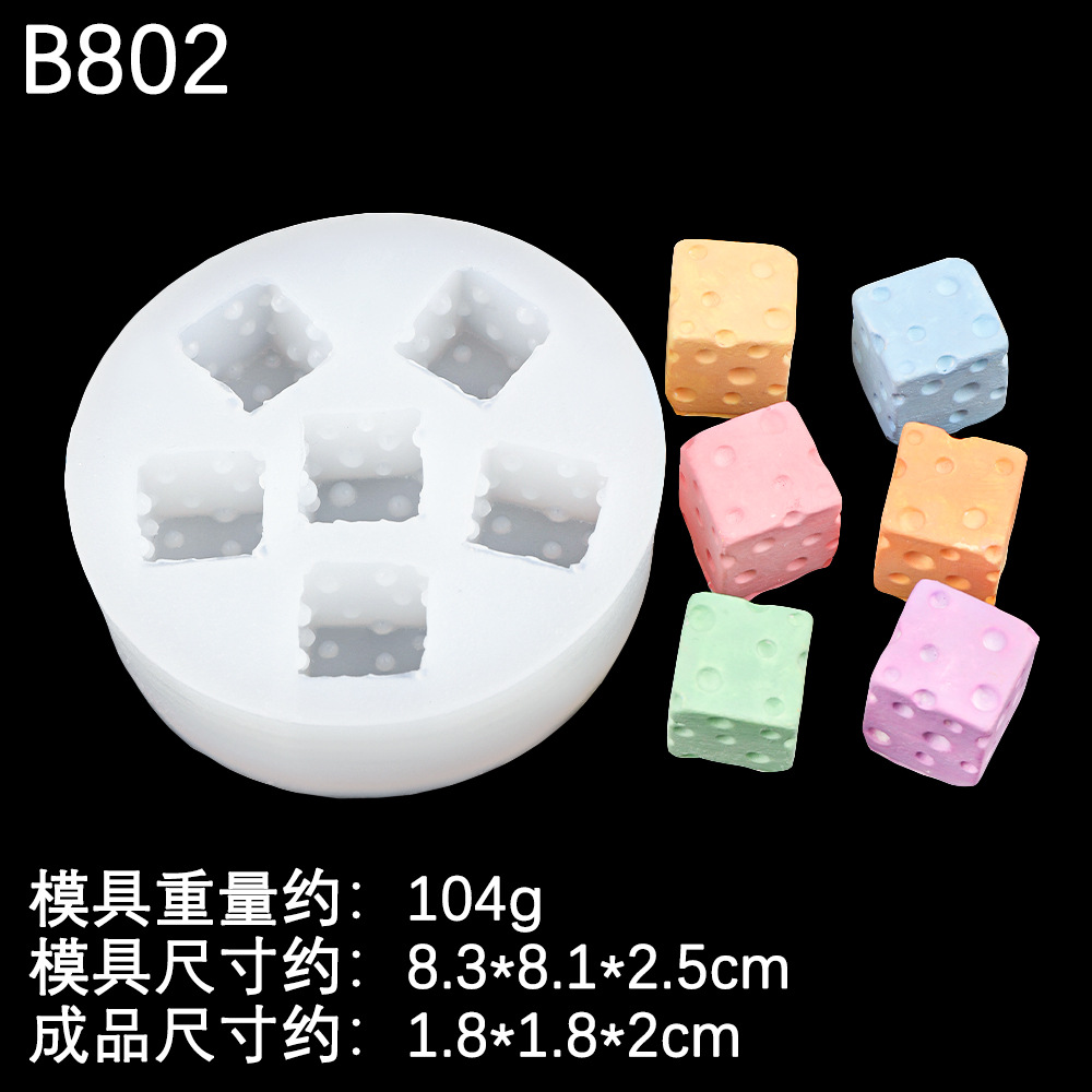 Mini galletas de hueso, pastel pequeño, molde de plástico de piedra, yeso de bricolaje, vapor de queso, adornos de chocolate, molde de silicona