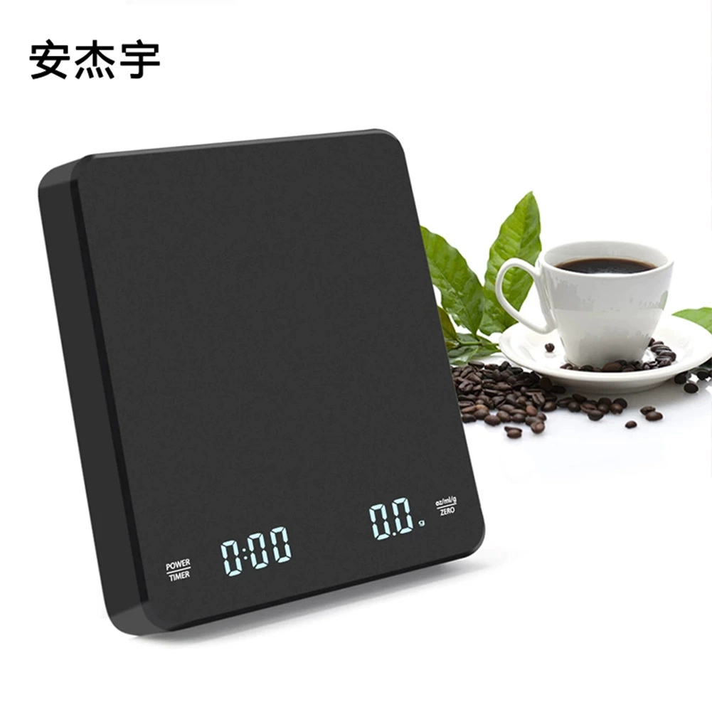 Ручные кофейные электронные весы Новые Весы сроки кухонный бар выпечка весы СВЕТОДИОДНЫЕ бытовые весы 0,1 г