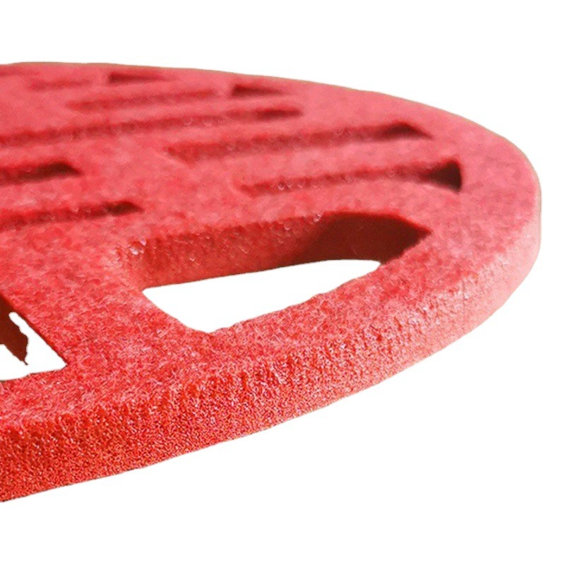 9 мм счастливый персонаж украшения стерео большой размер войлочный счастливый персонаж свадебные принадлежности Свадебный нетканый Стикер Счастливый персонаж макет свадебной комнаты