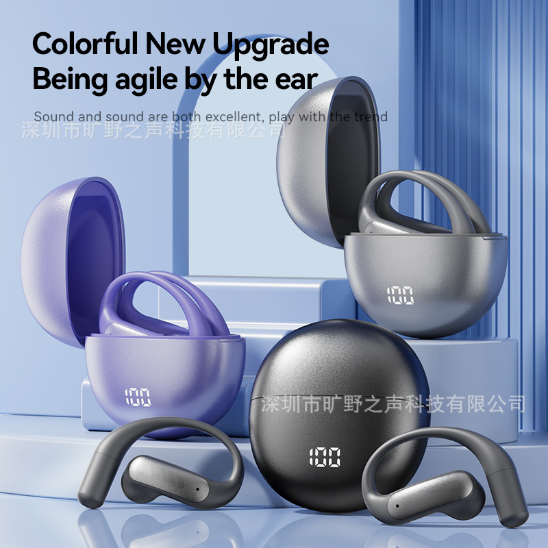 MINISO人気商品M118スマートAI翻訳Bluetoothイヤホン、耳掛け式OWSオープン型非インイヤー型スマート翻訳|undefined