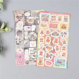 行李箱卡通标签贴不干胶印刷笔记本可爱手帐卡通贴纸印刷定 制