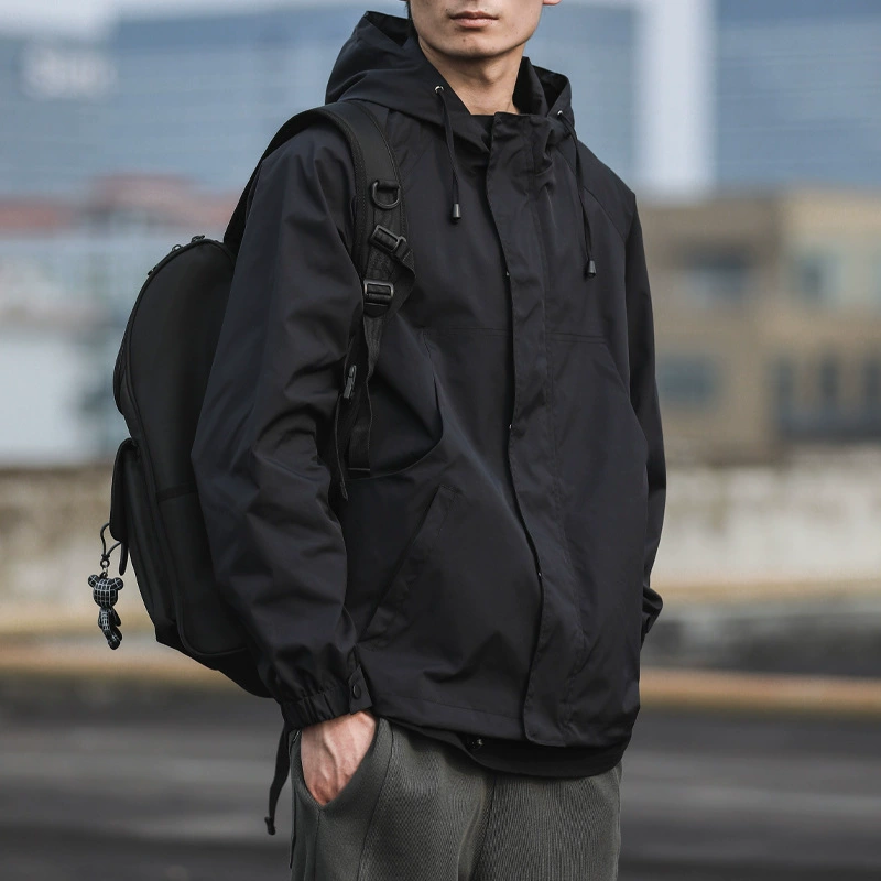 Осенние и зимние функциональные куртки на открытом воздухе свободные дикие куртки для мужчин Японский тренд кардиган с капюшоном