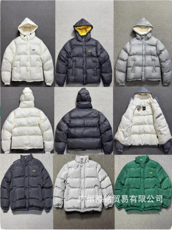 跨境实拍秋冬男士加厚潮牌连帽宽松情侣保暖棉服棉衣男女外套批发|undefined