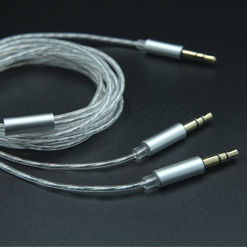 E-Sports Headset Mobile Phone Headset Two-In-One Conversion Cable Hifi Music Headset 3.5m Audio Upgrade Cable