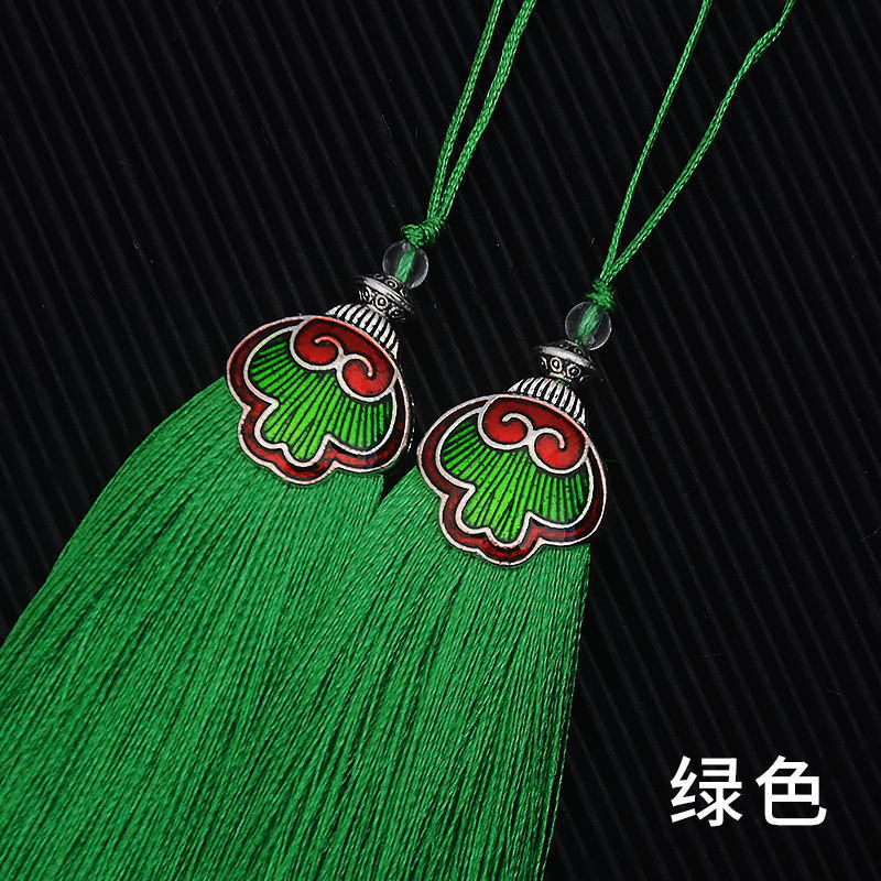 祥云流苏吊穗帽子配件DIY CCB流苏滴油帽子 颜色可更改详情9