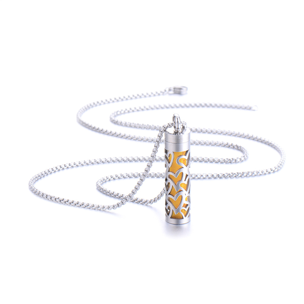 13g Weight Pendant Necklace Classification Simple Style Leaf Alloy Enamel Couple Pendant Necklace