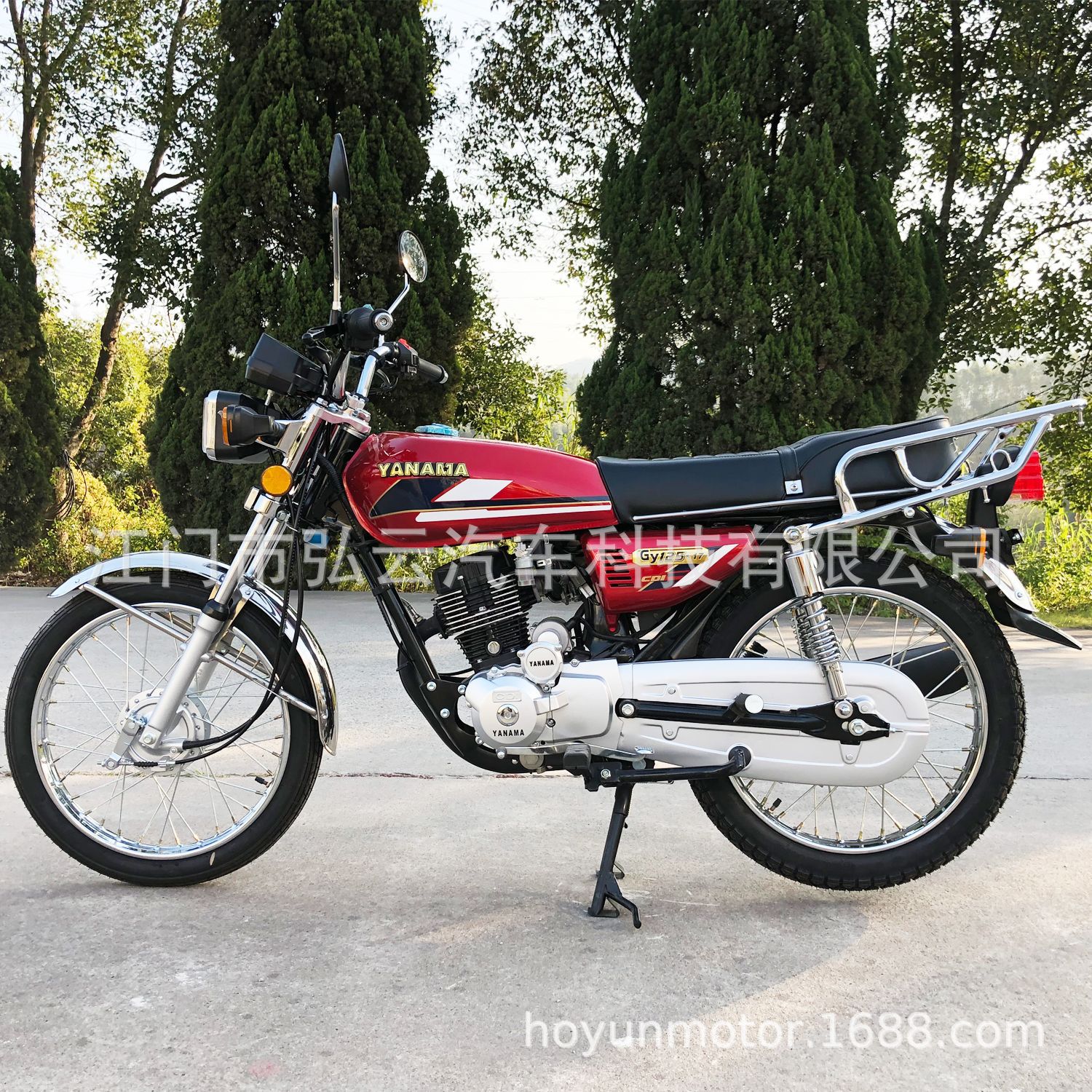 Exportación de África Gabón CG49 CG125 CG150 CG200 motocicleta de dos ruedas