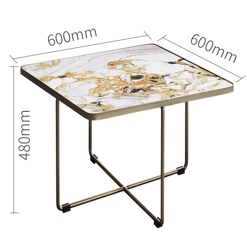 톨 커피 테이블/백옥/길이 60*가로 60*높이 48cm