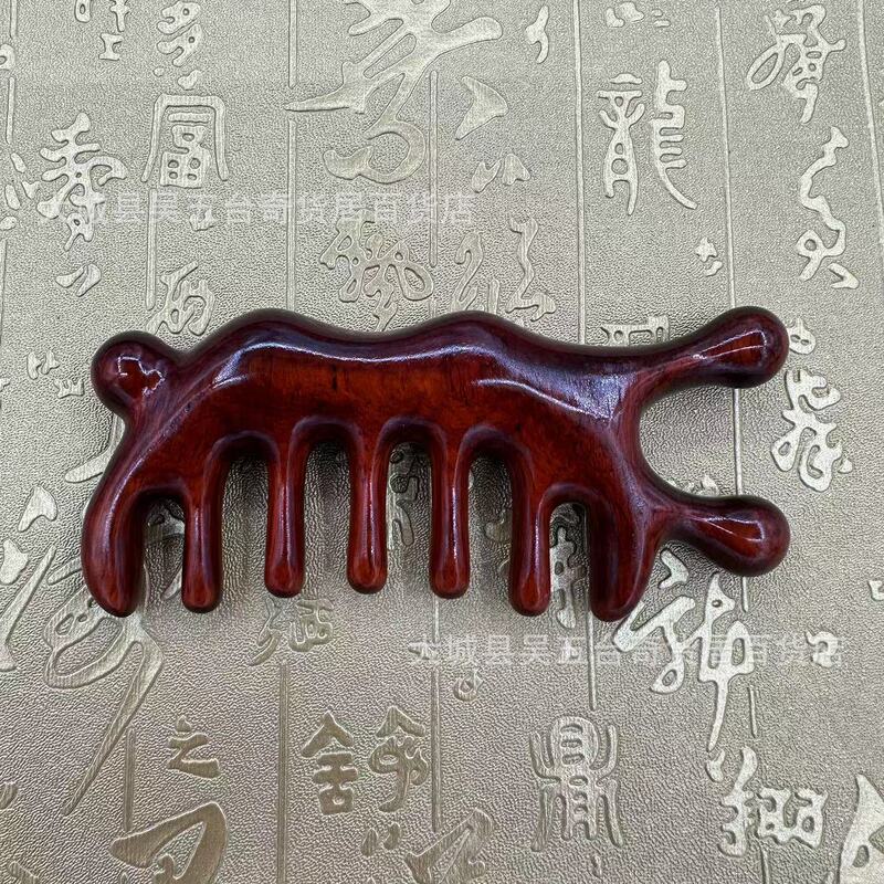 檀木櫛紫檀木質マッサージ櫛檀木寛歯櫛巻き櫛紫檀寛歯櫛緑檀木櫛|undefined