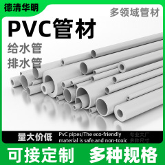 Pvc硬管の厚い現物はプラスチックの通り抜けパイプの通風管灌漑給水管の汚水排水管をカスタマイズできます。