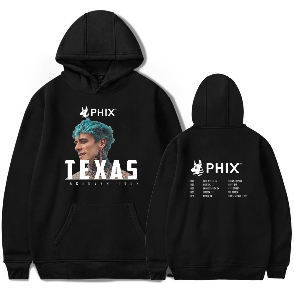 Fix Texas toma el control de la gira sudaderas con capucha para las mujeres de moda cool popular con capucha linda