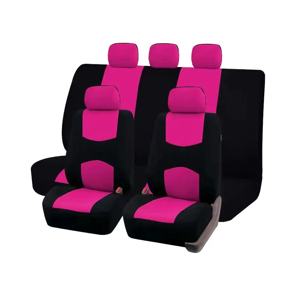 Comercio exterior transfronterizo asiento de automóvil cojín de tela de poliéster cuatro estaciones cojín de asiento universal cojín de asiento 4 piezas 9 piezas