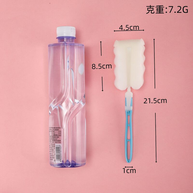 卸売家庭用スポンジヘッド洗浄カップブラシ牛乳瓶洗浄ブラシロングハンドル魔法瓶カップブラシフラワーティーカップブラシ|undefined