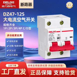 ������DZ47-125�������·�����_����1P/2P/3P/4P C/D�� 100/125A