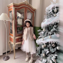 【现货】秋冬  儿童新款 两色  毛毛 皮草马甲