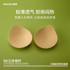 胸のパッドのインサートの運動の下着のマットの内張りはスポンジの薄い杯のヨガの服の薄い金の通気性の美の背中のブラジャーのパッドを交換します。