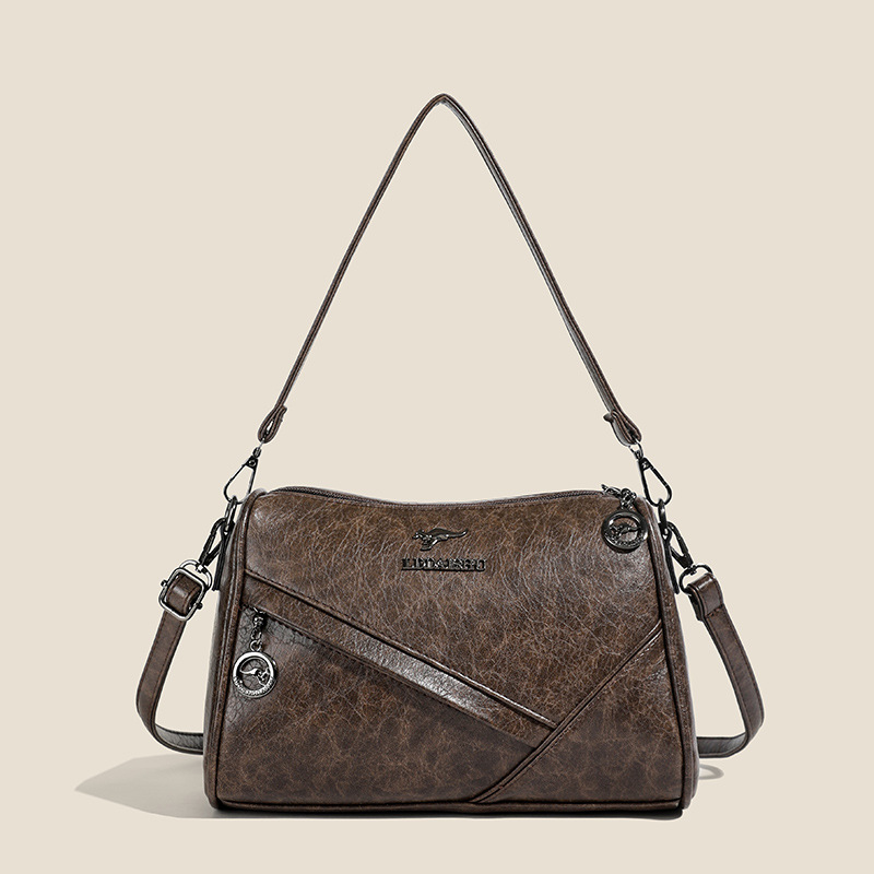 2024 nueva moda atmósfera bolso de hombro de gran capacidad bolso de mochila ligero urbano simple temperamento universal bolso de mujer