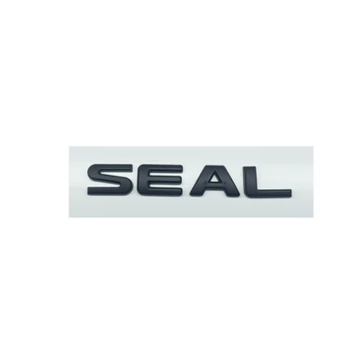 Seal front emblem, Yuan Plus – Car logo - matte-black-no-disassembly-cover-seal-logo-overseas-version-seal
