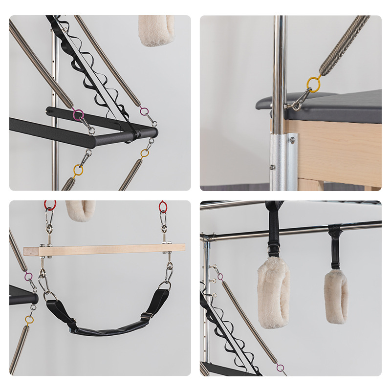 Fábrica comercial multifuncional de entrenamiento de arce grande personalizado para yoga Pilates Cadillac cama central