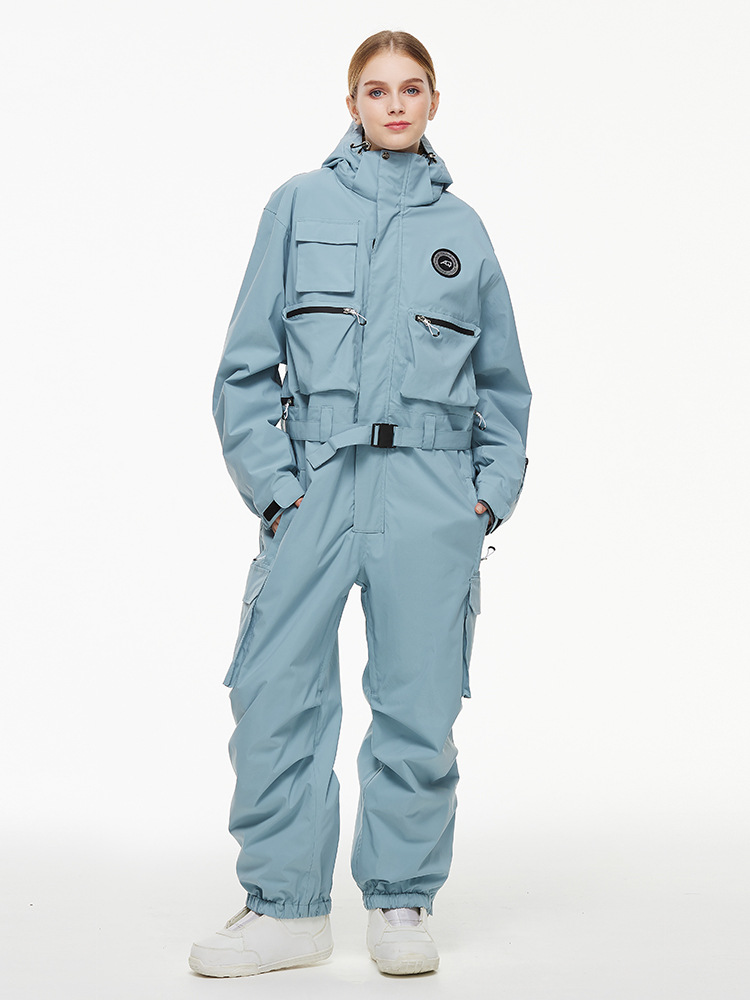 Ski windproof waterproof keep warm ski suit for men and women