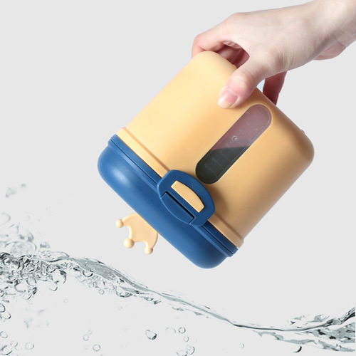 [Transparent bag packaging] Baby milk powder box portable out-and-out sealed storage tank food supplement rice powder box milk powder