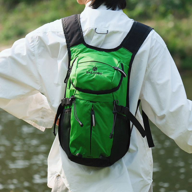 New Cross-Border Casual Lightweight Hiking Backpack for Men and Women, Water-Repellent and Wear-Resistant Backpack, Large-Capacity Outdoor Mountaineering Bag