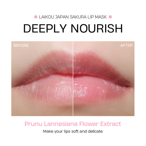 LAIKOU Sakura Lip Mask 8g times moisturizing, tender and sweet lips moisturizing and hydrating lip balm brand manufacturer