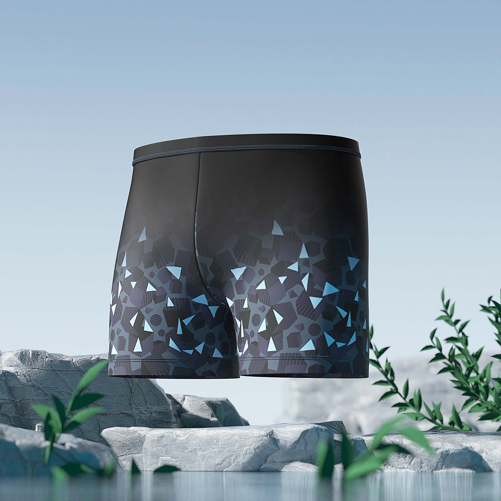 단일 레이어 검정색과 회색