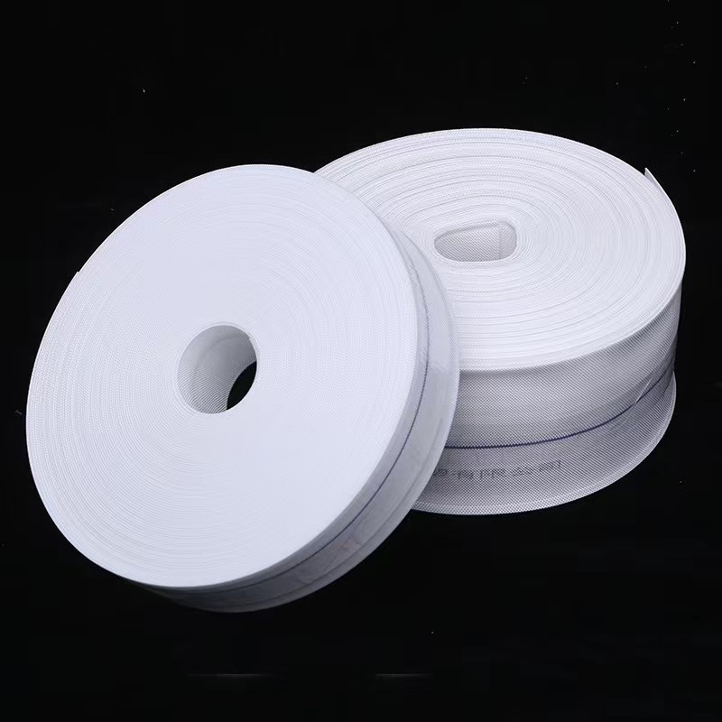 高分子编织水带消防水带现货批发白色农用灌溉编织水带高分子水带